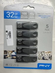 PNY, Elite Turbo Attache 4, 32GB USB 3.2 Flash Drive (44896) - Afbeelding 1 van 3