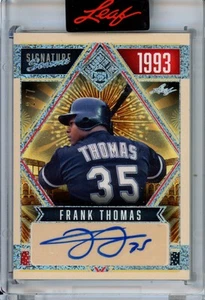 2025 Leaf Seasons In The Sun Frank Thomas 1993 Auto /7 - Picture 1 of 2