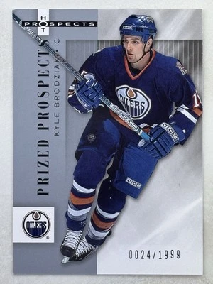 Kyle Brodziak 2005-06 Fleer Hot Prospects RC /1999 #127 Sports NHL Oilers Card - Image 1 of 2