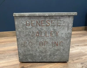 Vintage Genesee Valley CO-OP Inc Milchflasche Veranda Box Kühler Rochester, NY - Bild 1 von 13