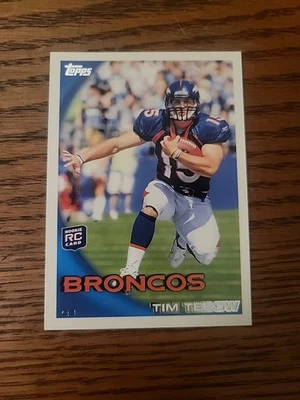 2010 Topps #440 Tim Tebow Rookie  - Image 1 of 3