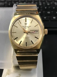 Jules Jurgensen 35mm Automatik Day Date Uhr läuft (Lot2559) - Bild 1 von 9