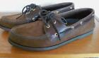 SPERRY TOPSIDER MEN'S BROWN SUEDE LEATHER BOAT DECK SHOES SIZE 14 M