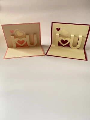 3D Pop Up I Love You Card - Perfect Greeting card for Valentine, Anniversary - Image 1 of 4