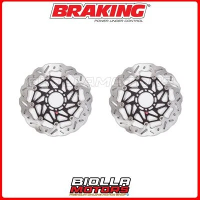 KIT DISCHI FRENO BRAKING VICTORY HIGH-BALL ABS 1731 2016 -  ANTERIORE + POSTERIO Foto 1 de 4