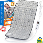 Electric Heating Pad for Back Neck Shoulders Heat Pad with Auto Shut off 90 UK