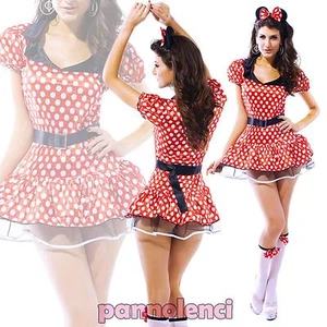 Kostüm Karneval Frau Disney Minnie Mouse Minikleid Halloween Neu DL-976 - Picture 1 of 1