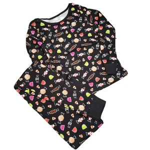 Let's celebrate Halloween pajama set girls 6 top pants 2 pc candy trick or treat - Picture 1 of 12
