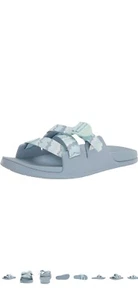 Chaco Women’s Chillos Slide Sandal Tinge Sky Blue Size 12 New - Picture 1 of 11