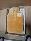 HOS Sheepskin IRIS 100% Real Sheepskin Cover Hot Water Bottle Gift Box Chestnut