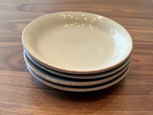 4 VIETRI Cucina Fresca TAUPE Salad Plates 7 5/8" RARE HTF - Replacement $100/ea - Picture 1 of 12