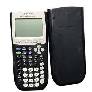 Texas Instruments TI-84 Plus Graphing Calculator with Cover TESTED Working - Picture 1 of 10