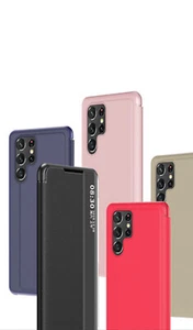 Funda híbrida con soporte de cuero ultra a prueba de golpes para Samsung Galaxy S22/S21 Plus - Imagen 1 de 16