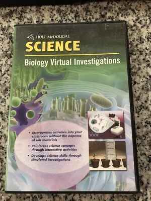 Компакт-диск Holt McDougal Science Biology Virtual Investigations для домашнего обучения Windows/Mac - Изображение 1 из 4