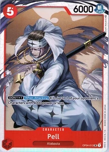 Pell OP04-013 SR - One Piece TCG Kingdoms of Intrigue - Inglés - Lámina (Nuevo) - Imagen 1 de 2