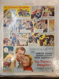 1947  Magazine Movie Ad  "The Farmer's Daughter" - Picture 1 of 2