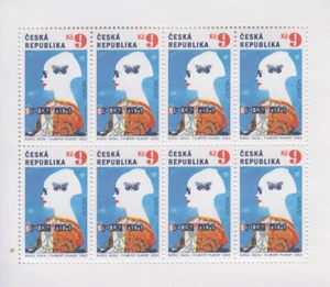 CESKA MNH Sc 3199 Mini-sheet of 8 Europa Mi 354 Kleinbogen - Picture 1 of 1