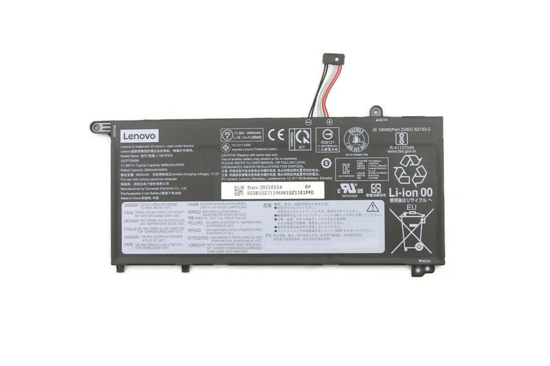 5B10Z21197 Lenovo 45Wh 3907Mah 11.58V 3Cell Battery 21DJ 21Dk 21DL ThinkBook ...