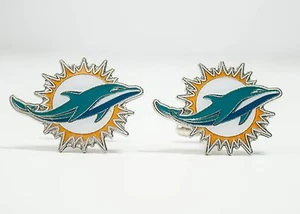 Miami Dolphins Manschettenknöpfe NFL Football - Bild 1 von 6