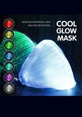 Party LED Color Changing Face Mask Light - Image 1 of 4