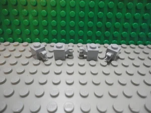 Lego 4 Gris Azulado Claro 1x1 Bloque de Ladrillos con Clip Vertical NUEVO - Imagen 1 de 1