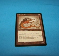 Metallic Sliver  Tempest Magic The Gathering  Vintage 1997 Artifact Creature