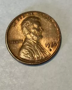 1974 S Lincoln Memorial Cent B17 - Picture 1 of 2