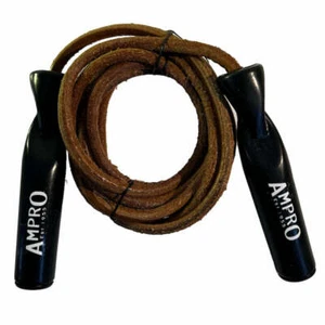 AMPRO Removable Weight Heavy Duty Leather Jump Rope - Skipping Rope / Cardio - Picture 1 of 1