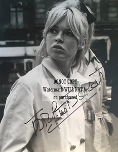 BRIGITTE BARDOT 8 x10" (20x25 cm) handsigniertes signed Foto 434 - Bild 1 von 1