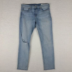 Rag & Bone Jeans Womens 28 Cate Mid Rise Skinny Fray Light Wash Blue - Picture 1 of 14
