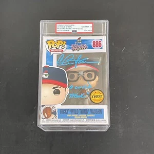 Charlie Sheen Signed Chase Funko Pop PSA 10 Auto Encapsulated Ricky Vaughn - Bild 1 von 2