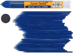 "36 Blue (Azure #130) 2.0mm Lead Refills, Bold & Break Resistant, Convenient Dis - Picture 1 of 12