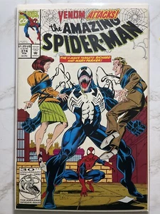 The Amazing Spiderman #374 Marvel Comic Book 1993 Venom Attacks! - Picture 1 of 2