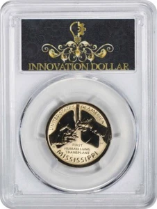 2023-S Innovation Dollar MS 1st Human Lung Transplant Reverse Proof PR69 FS PCGS - Picture 1 of 2
