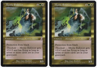 Mystic Enforcer x2 2x 2006 Time Spiral Multi-Color Special Creature MTG NM AZ1 - Image 1 of 2