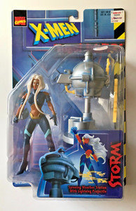 1997 X-MEN ROBOT FIGHTERS LONG HAIR STORM FIGURE NEW ON CARD