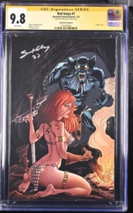 Red Sonja #1 Dynamite Entertainment CGC SS 9,8 casi nuevo/como nuevo firmado Tim Seeley - Imagen 1 de 2