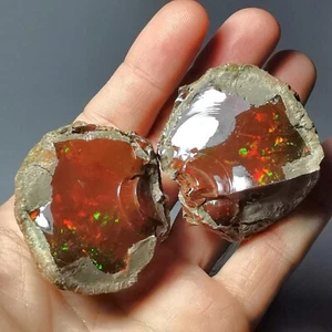516,5ct Opal / Mezezo Region, Äthiopien / Rohkristall Edelstein Mineral Präparat - Bild 1 von 23