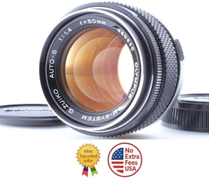 ▶️ [fast neuwertig] Olympus OM-SYSTEM G.Zuiko 50mm f1.4 Standard MF Objektiv aus JAPAN - Bild 1 von 11