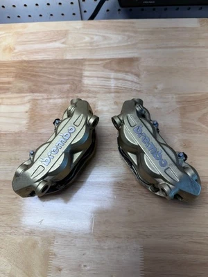 2012 Aprilia Tuono V4R brembo front brake calipers - Image 1 of 4
