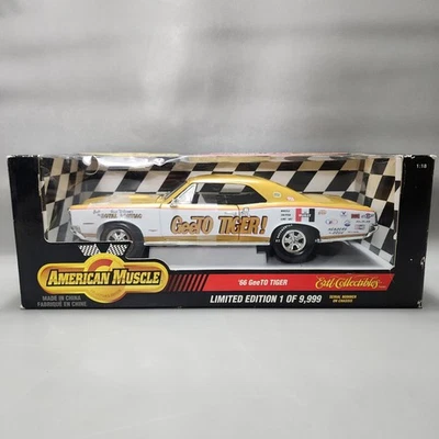 Литая модель Pontiac GeeTO Tiger 32107 1966 ERTL золото 1:18 ограниченный выпуск - Изображение 1 из 4
