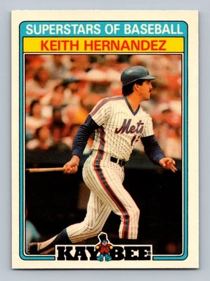 KEITH HERNANDEZ SUPERSTARS OF BASEBALL 1987 KAYBEE METS - Image 1 of 2