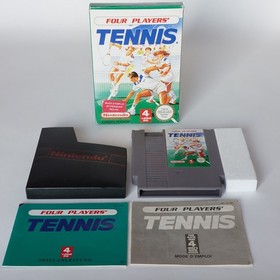 Four Players Tennis - Jeu Nintendo NES - En boite-NOE (+notice en fran&ccedil;ais)