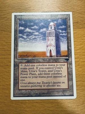 CRIMPED Urza’s Tower Never Played Chronicles Crimp Error MTG Magic FREE SHIPPING - Image 1 of 4