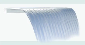 12” Sheer Descent Waterfall by CMP | Rear Feed | White | 6” Lip | 25577-130-000  - Picture 1 of 6