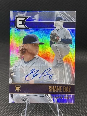 2021 Panini Chronicles Essentials Refractor Autograph - Shane Baz - Image 1 of 2