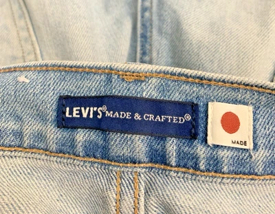 Levis 502 Jeans Blue Tab Big “E” Jeans Mens 31x34 Made in Japan - Image 1 of 4