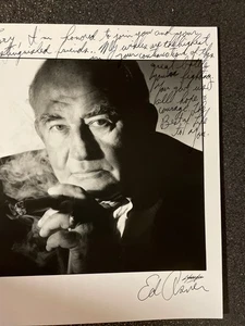 VINTAGE Ed Asner personalized autographed picture MUST READ 1 OF A KIND - Picture 1 of 2