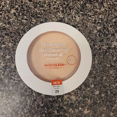 NUEVO Neutrogena Limpiador de Piel Mineral Acné Polvo Natural Marfil 20 Microclear  Foto 1 de 4