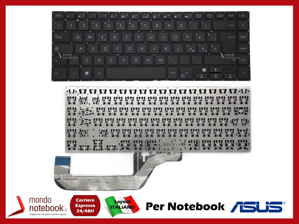 Tastiera Italiana per Notebook ASUS VivoBook 15 F505 F505Z F505ZA